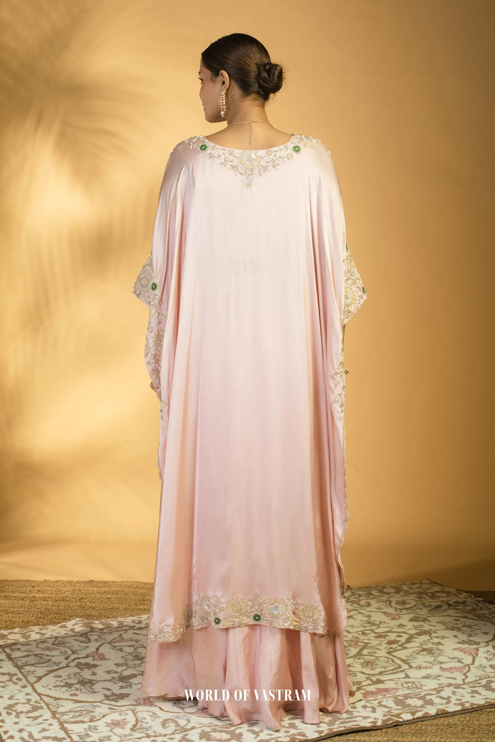 Blush Pink Kaftan Set
