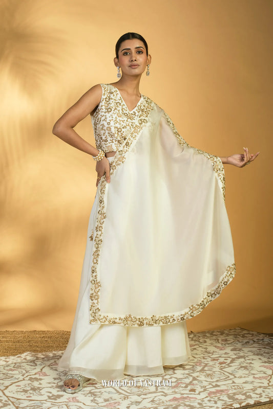 Ivory Empress Cape Set