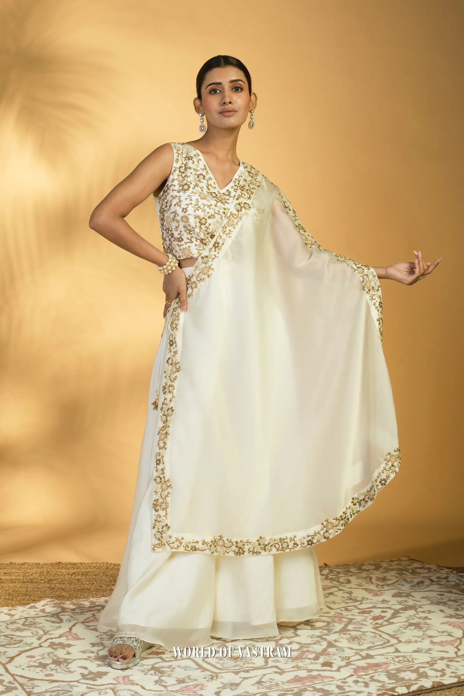 Ivory Empress Cape Set