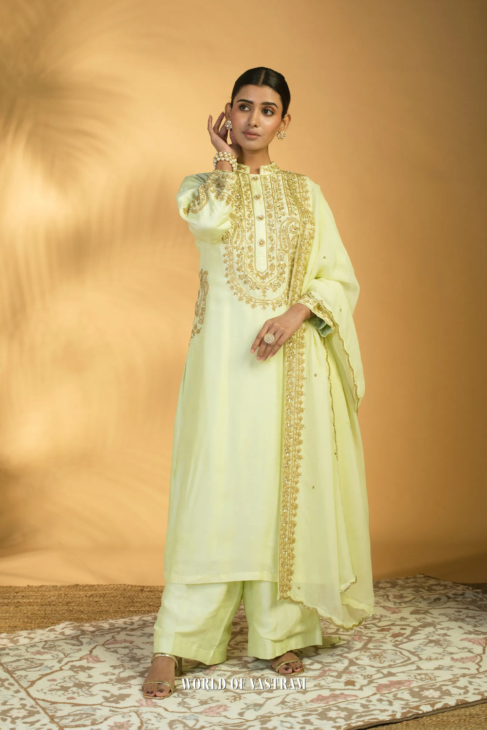 Pista Green Kurta Set